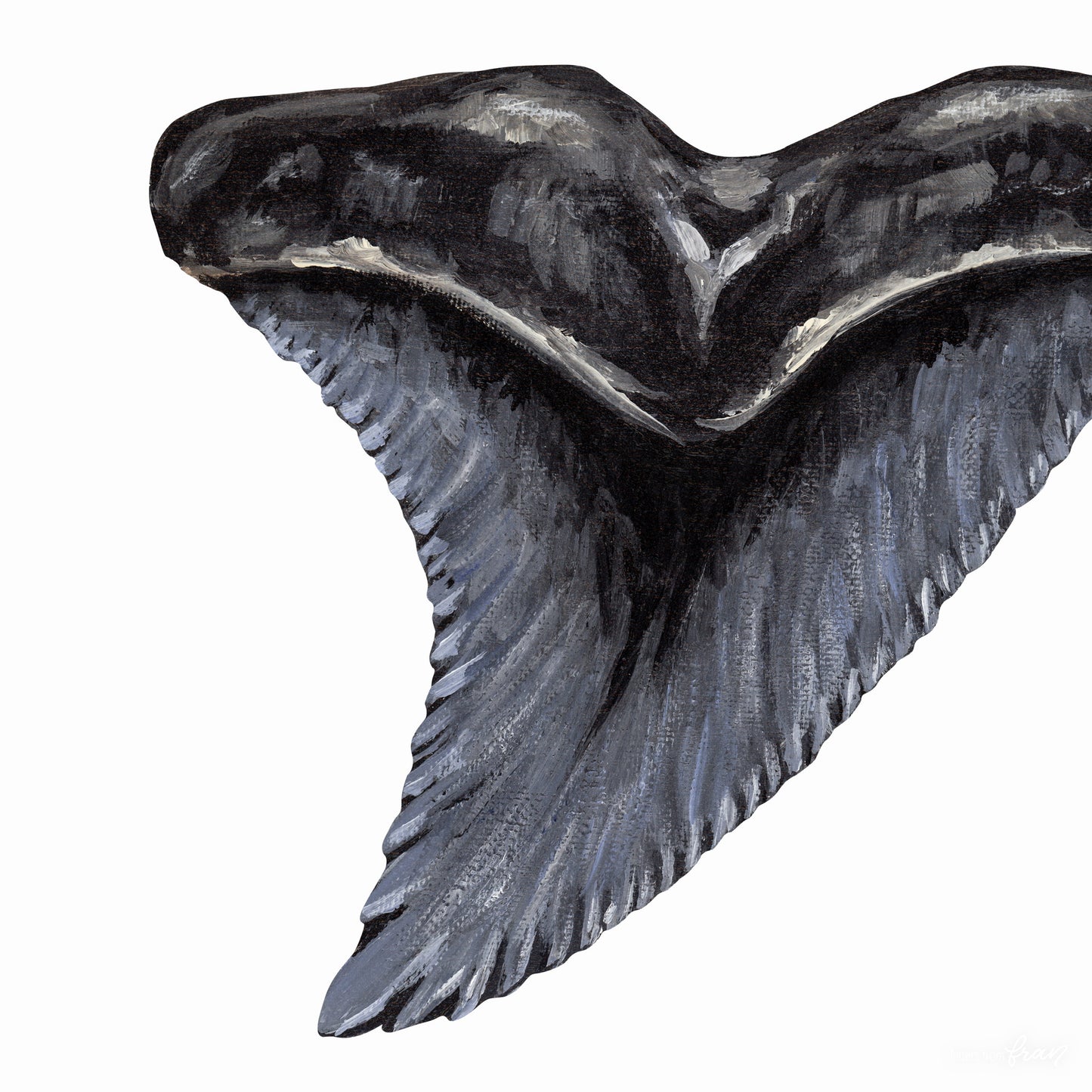 Snaggletooth Shark Tooth - Print