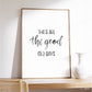 These are the good old days - Print