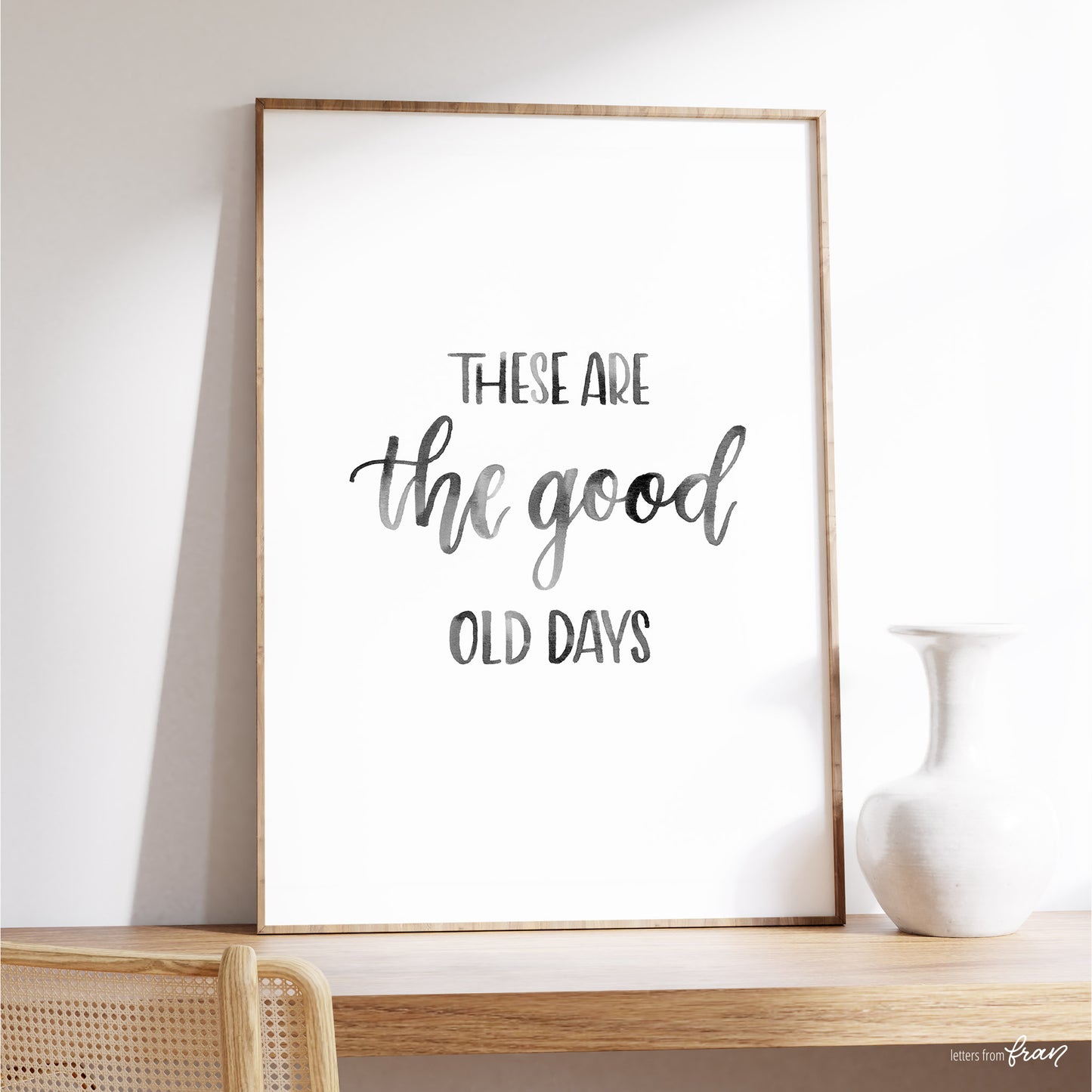 These are the good old days - Print