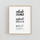 Inhale Exhale - Print