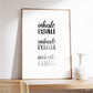 Inhale Exhale - Print