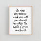 The most important work (Watercolor) - Print