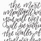The most important work (Script) - Print