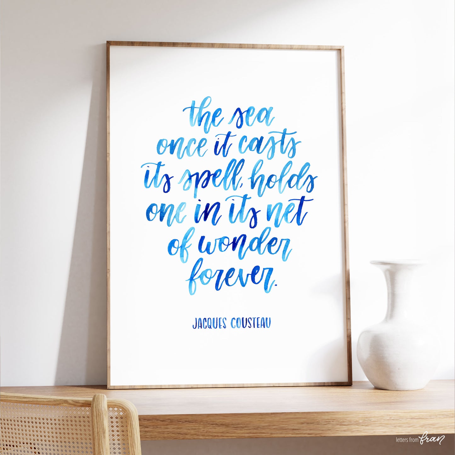 The sea once it casts its spell - Print
