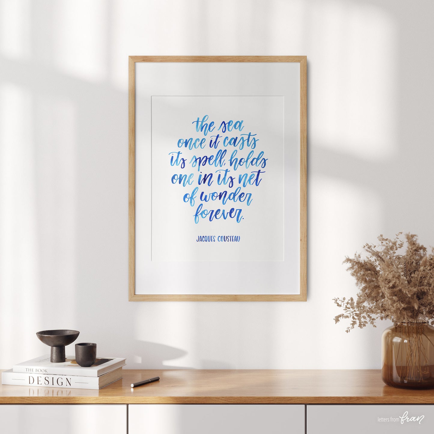 The sea once it casts its spell - Print