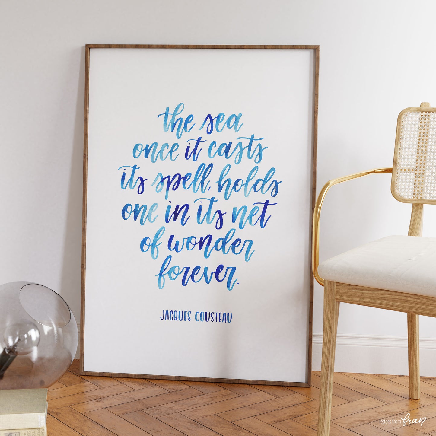The sea once it casts its spell - Print