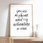 You are my home and my adventure - Print