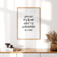 You are my home and my adventure - Print